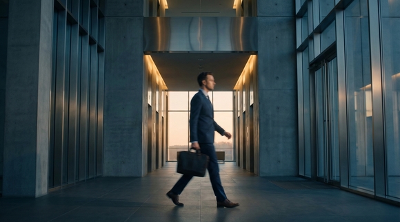 Muž s kufríkom
